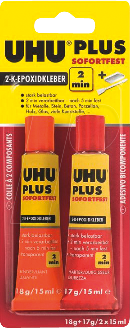 UHU 45705 - UHU plus sofortfest, 35 g