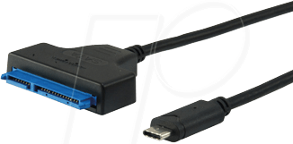 EQUIP 133456 - USB Type-C zu SATA 6Gb Stecker für 2,5'' SSD/HDD Adapter