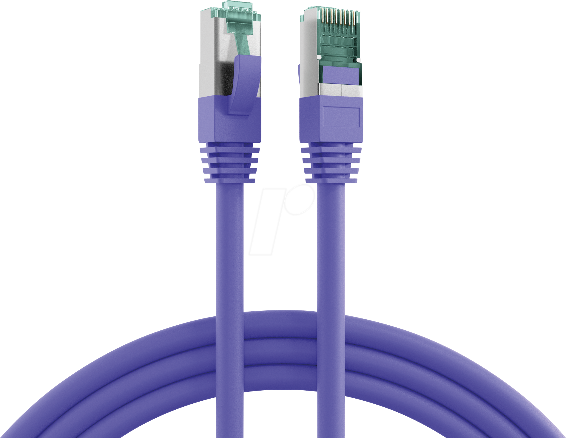 Thumbnail - EFB MK60011VI - RJ45 Patchkabel Cat.6a S/FTP LSZH violett 1 m