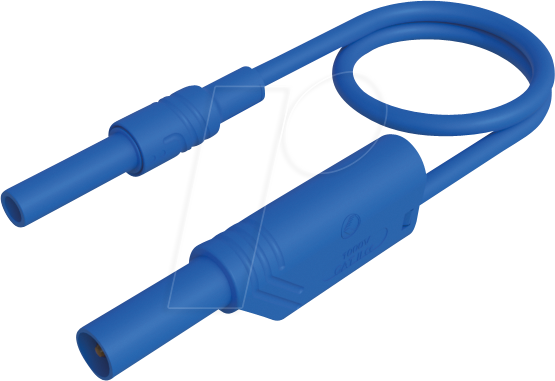 MAL S WSB 200 BL - Messleitung, 2,5 mm², 2,00 m, blau, gesichert, stapelbar