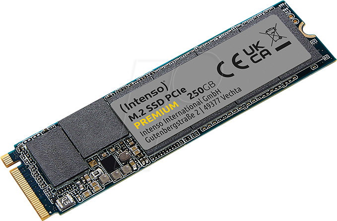 INTENSO 3835440 - Intenso M.2 SSD PCIe Premium 250 GB M.2 NVMe