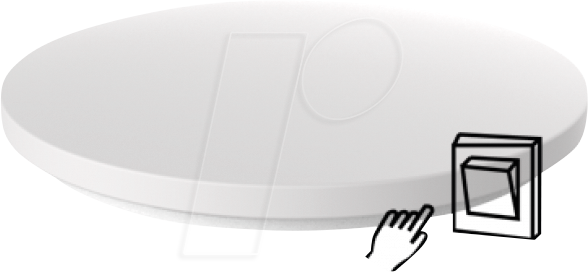 BLULAXA 49108 - Deckenleuchte, 24 W, 2000 lm, 4000 K, dimmbar