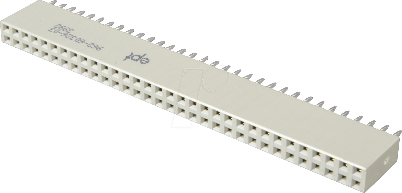 PC104 64E-3 - PC104 BUS Federleiste 64-pol, Einpresstechnik 3,4mm