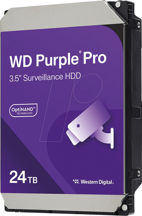 WD241PURP - 24TB Festplatte WD Purple Pro - Video