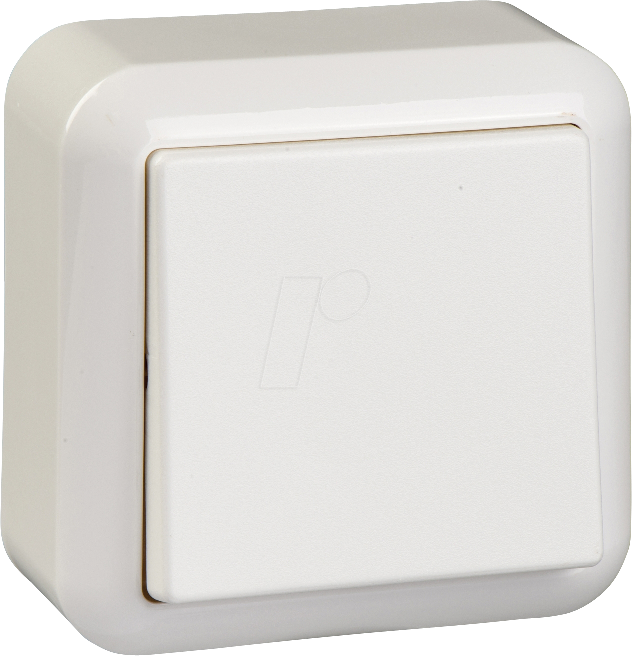 ELSO 381604 - Universalschalter, 10 A, CONTURA, Komplett, Steckklemme, reinwei