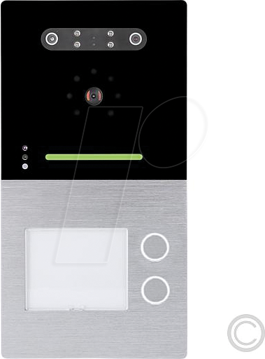 EGB 232680 - Video-Türsprechanlage für 2-Familienhaus, mit Zutrittskontrolle