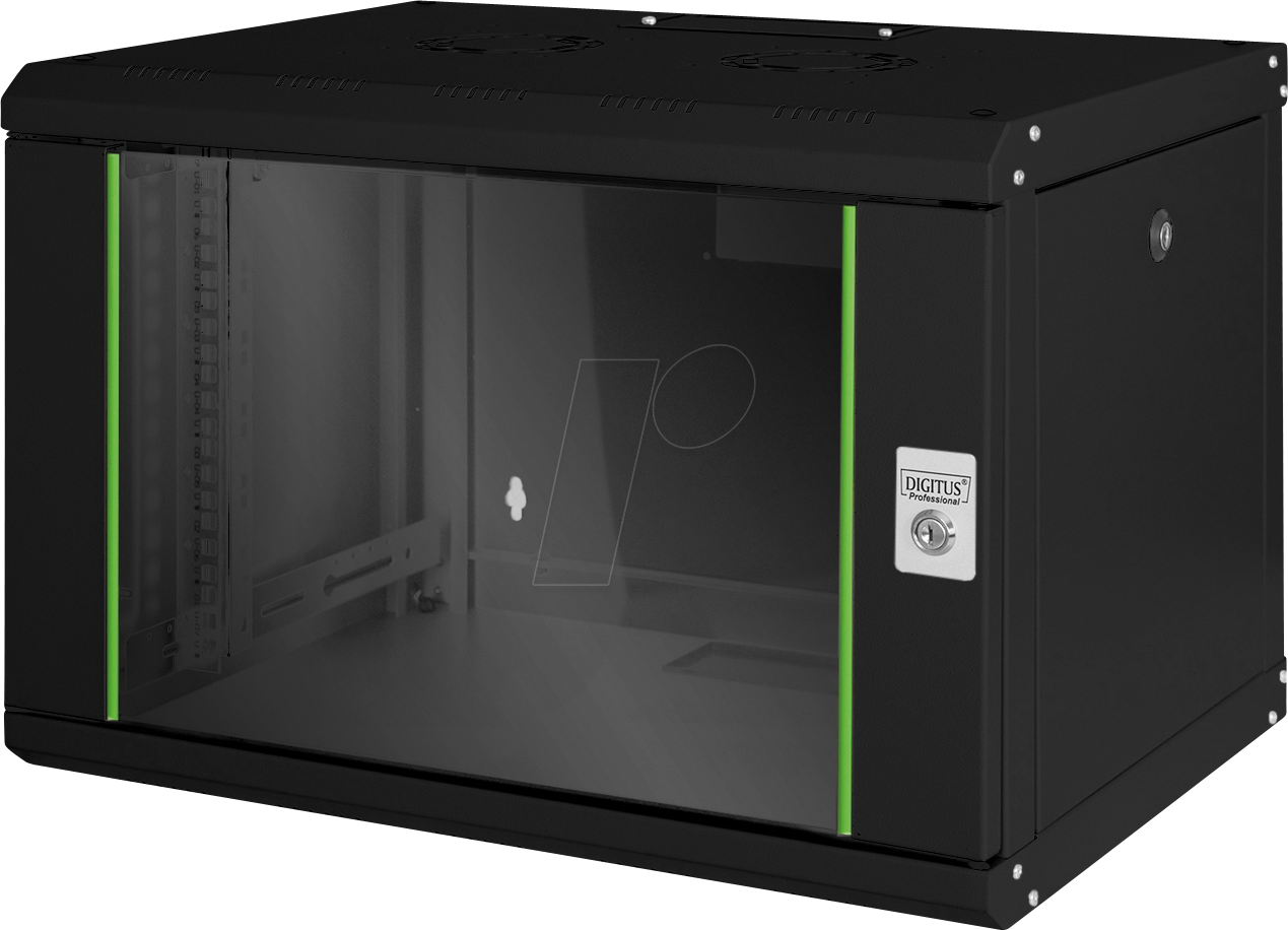 DIGITUS 19 07USW - 19'' Wandgehäuse, 7HE, 450mm Tiefe, schwarz