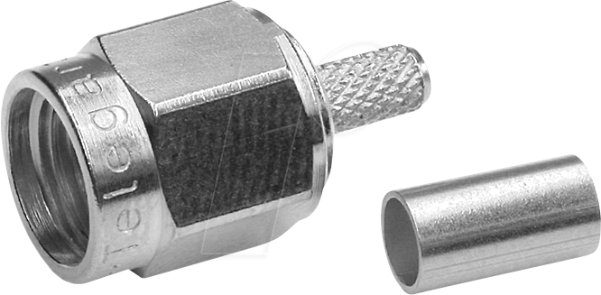 TG 100024597 - SMA-Crimpstecker für RG 316/U vernickelt Löt-/Crimpanschluss