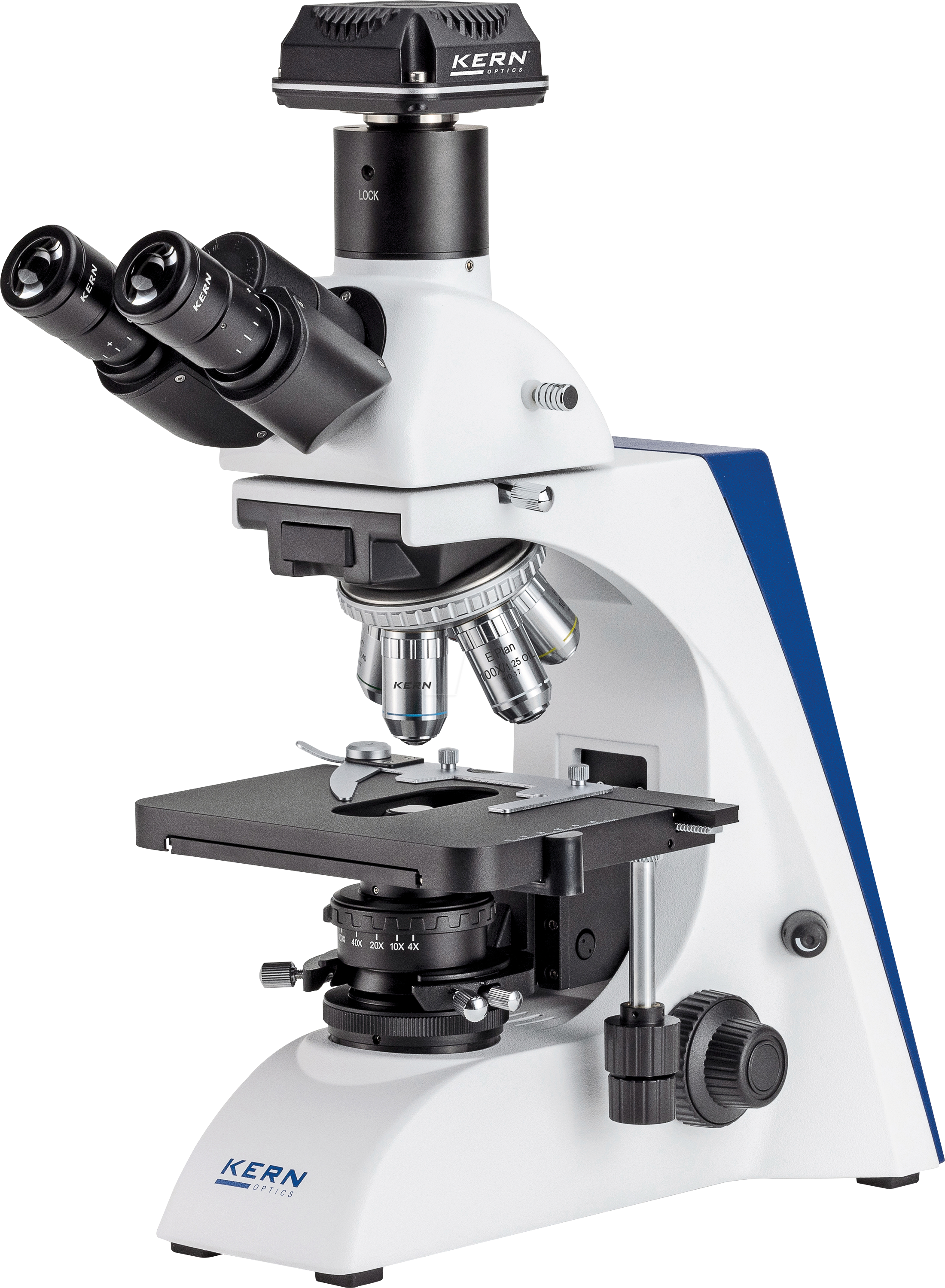 KS OBN 135C825 - Durchlichtmikroskop-Set OBN 135C825, 4x/10x/20x/40x/100x, USB 2.