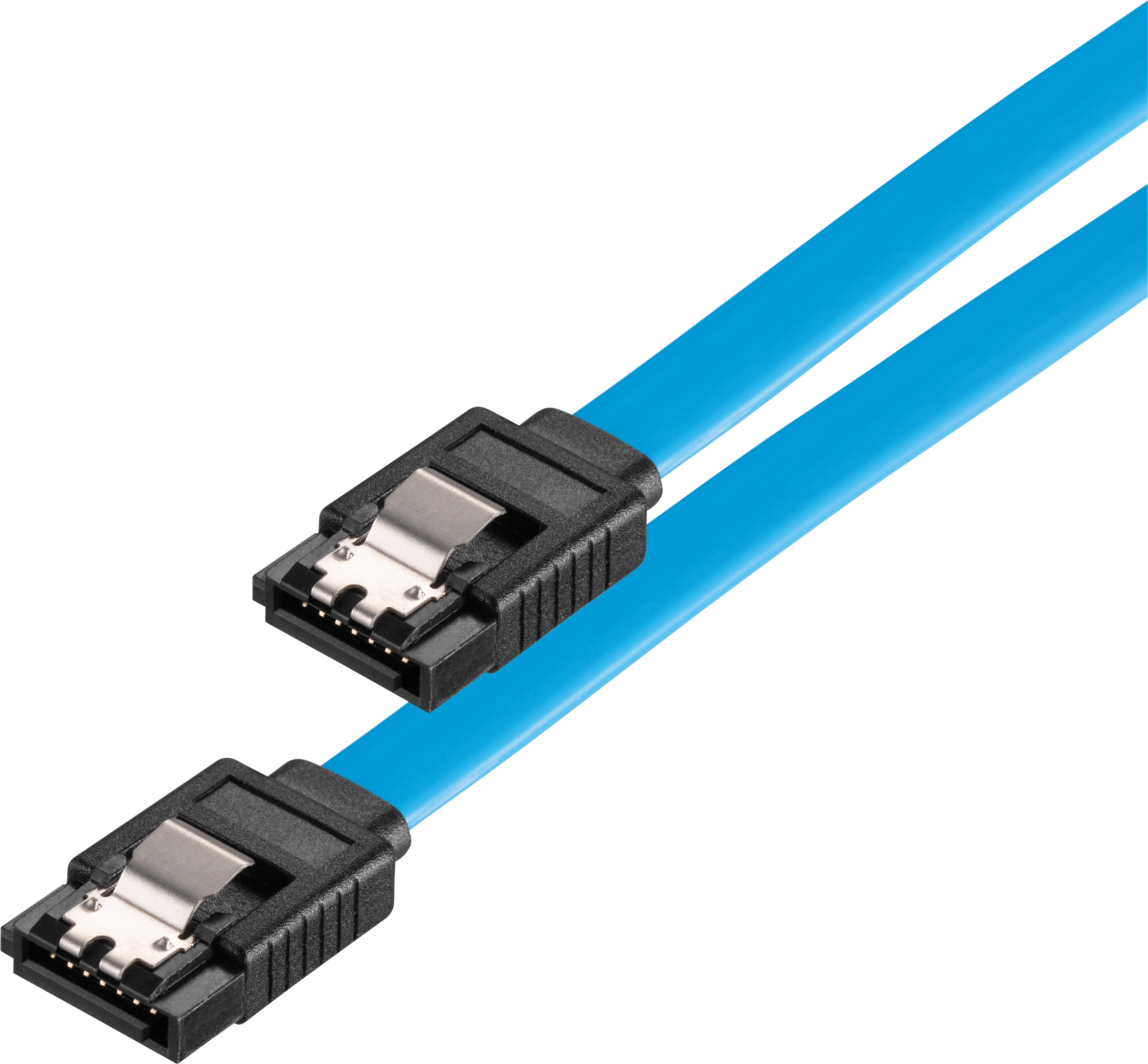 X-SATA010-030B - Kabel SATA 6 Gb/s St. > St. 30 cm blau