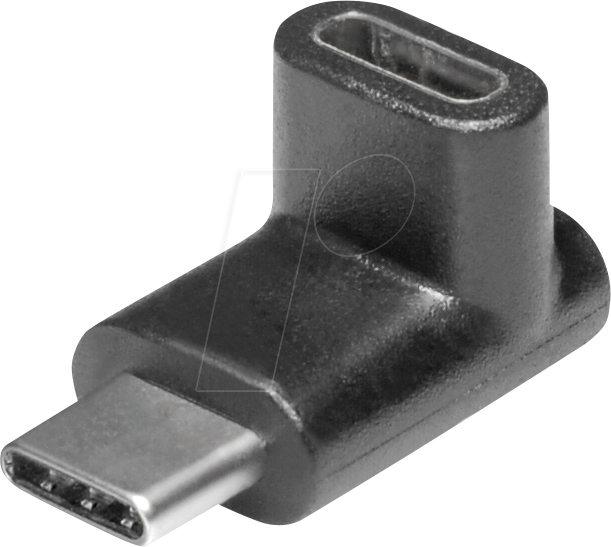 MATR C556L - USB C Stecker auf 90° USB C Buchse, 60 W