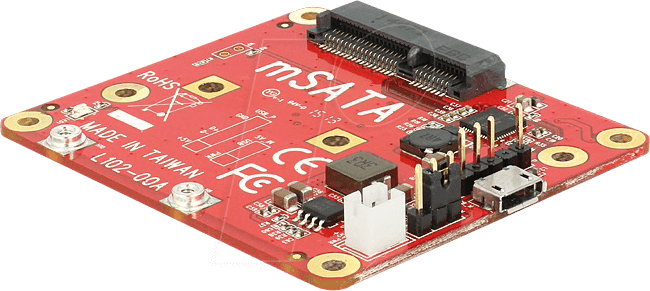 RPI USB 2 MSATA - Raspberry Pi - Konverter USB auf mSATA, D720231A