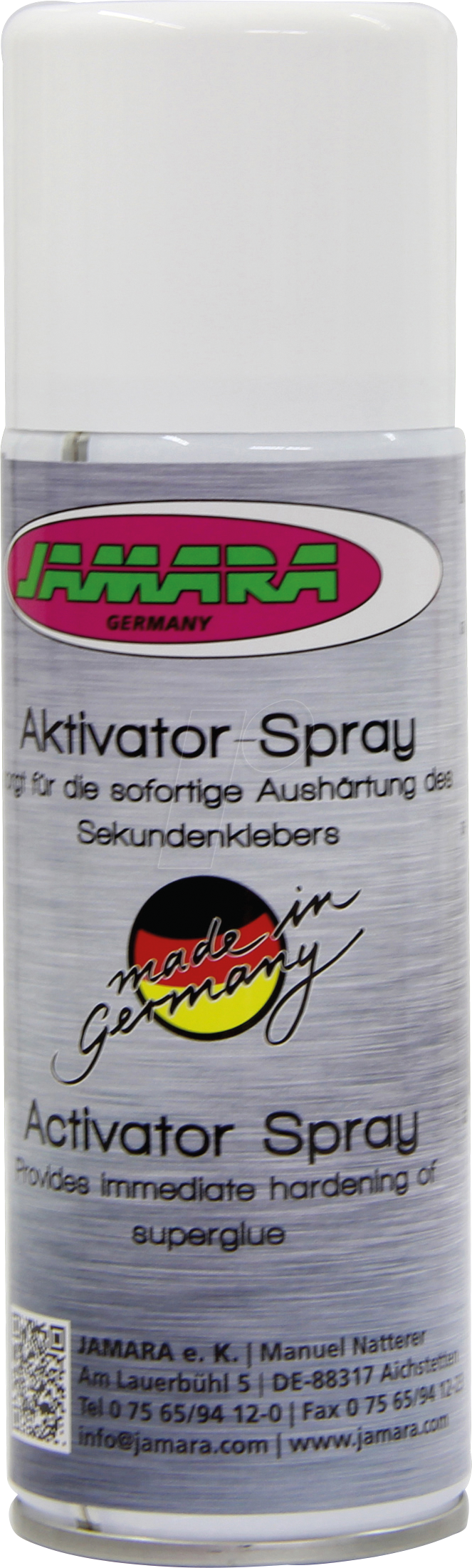 JAMARA 236085 - Aktivator Spray, für Sekundenkleber, 200 ml