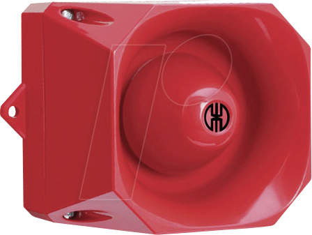 WERMA 14100055 - Mehrtonsirene WM 32 Töne 9-60VDC RD