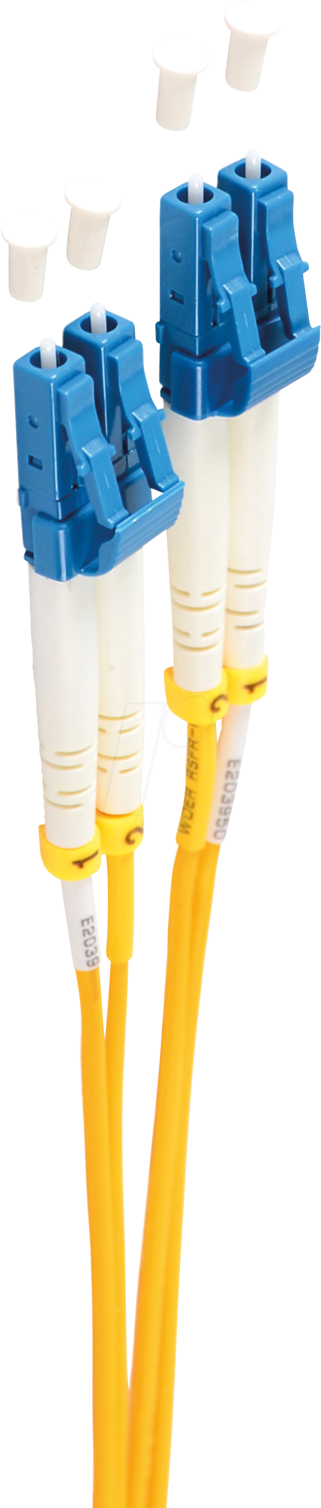 Thumbnail - SHVP BS77804 - LWL Patchkabel, Duplex, LC / LC, 9/125µ, OS1 / OS2, gelb, 5 m