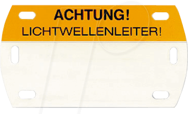 LWL 80360.1 - LWL-Kennzeichnungsstreifen ''Achtung LWL''