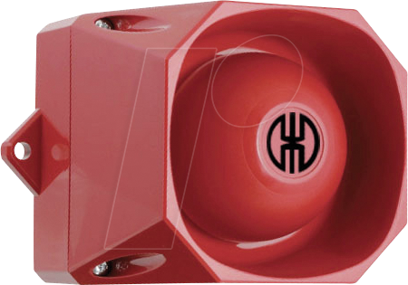 WERMA 13900055 - Mehrtonsirene WM 32 Töne 9-60VDC RD