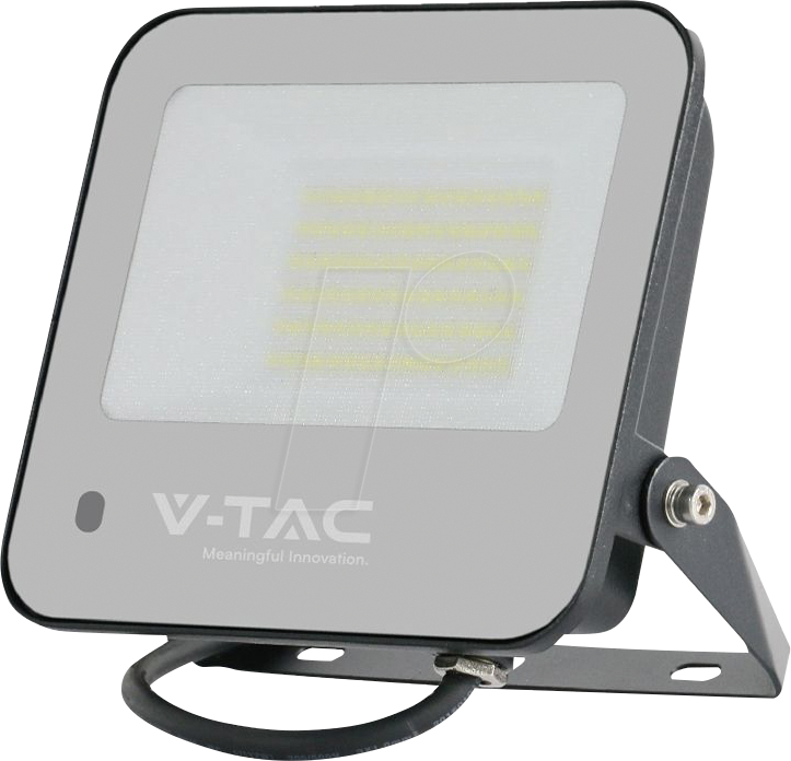 VT-23463 - LED-Flutlicht, 50 W, 4000 lm, RGB+6500 K, schwarz