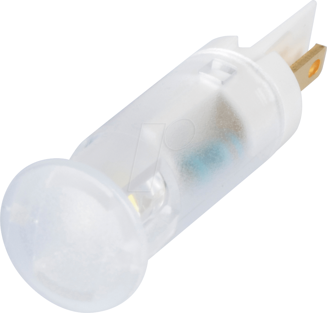 APM QS101 W24 - LED-Signalleuchte, weiß, 24 V, Ø 10 mm, rund, FASTON