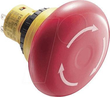 ID AB6E4BV02PRM - Not-Aus-Schalter X6, 40 mm, 2 NC