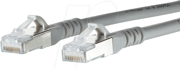 BTR 1308451533-E - Patchkabel RJ45 Cat.6A S/FTP 1,5 m grau