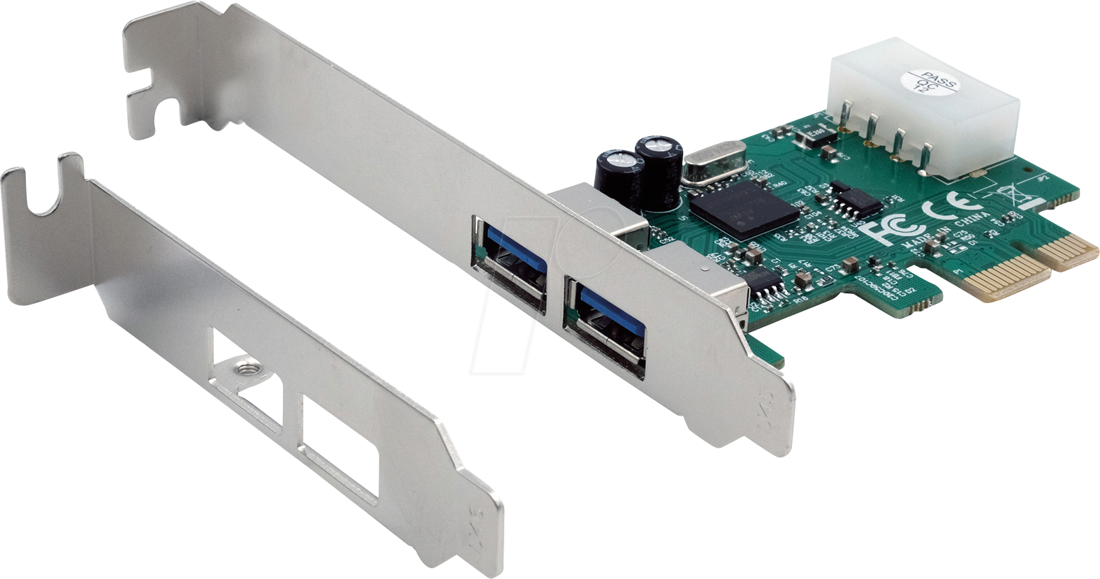 EXSYS EX-11042 - PCIe > 2x extern USB 3.0 Typ A