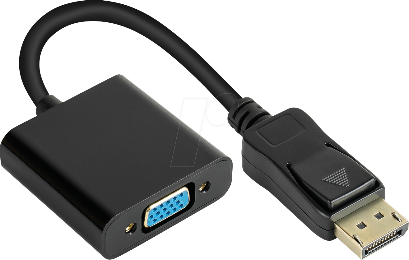 GC DP-AD11 - DisplayPort Adapter, DP Stecker auf VGA Buchse