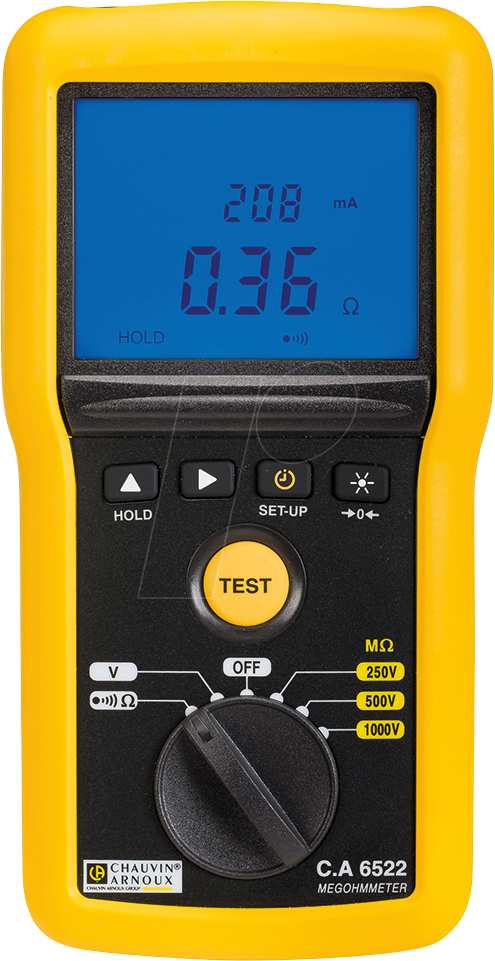 CHAU P01140822 - Isolationsmessgerät C.A 6522, 250/500/1000 V, bis 40 GOhm