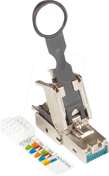 GC N0148 - RJ45 Stecker, feldkonfektionierbar, Cat.6A, Metall, Easy Pull-Ou