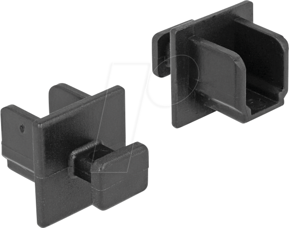 DELOCK 64010 - Staubschutz, USB 5 Gb/s B Buchse mit Griff 10 Stück, schwarz