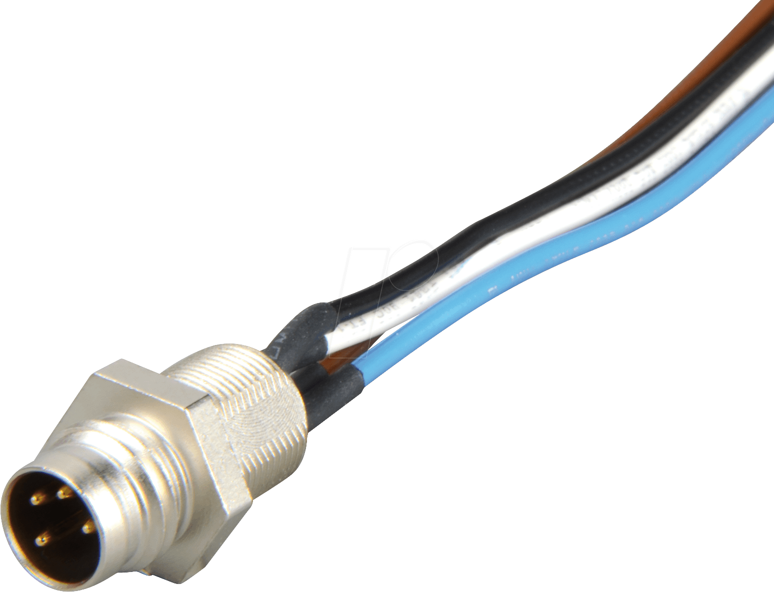 RSMF 4 - M8-Einbaustecker, 4-polig, Frontmontage