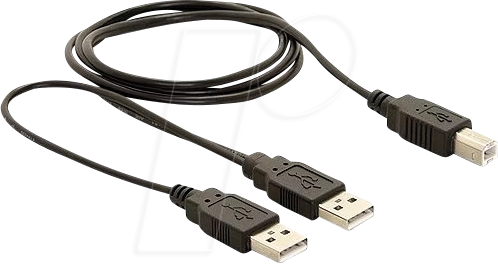 DELOCK 82394 - USB 2.0 Sync- & Ladekabel USB-B > USB-A