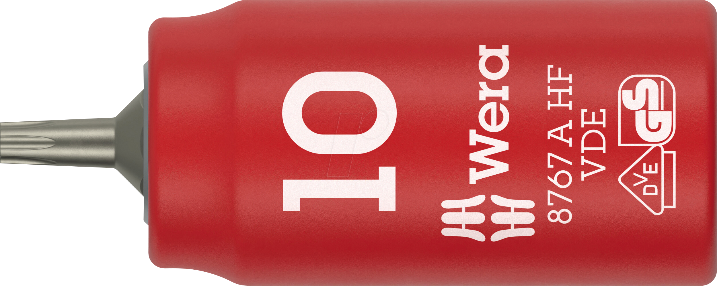 WERA 05005920001 - VDE Zyklop Bitnuss, 1/4''-Antrieb, Haltefunktion TX 10x36.0