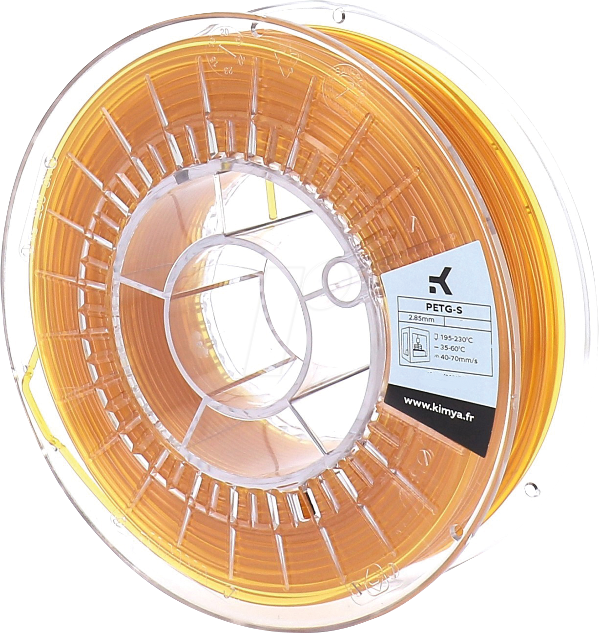 KIMYA PT2020TQ - Filament, PETG-S, Gelb Transluzent, 2,85 mm, 2.200 g