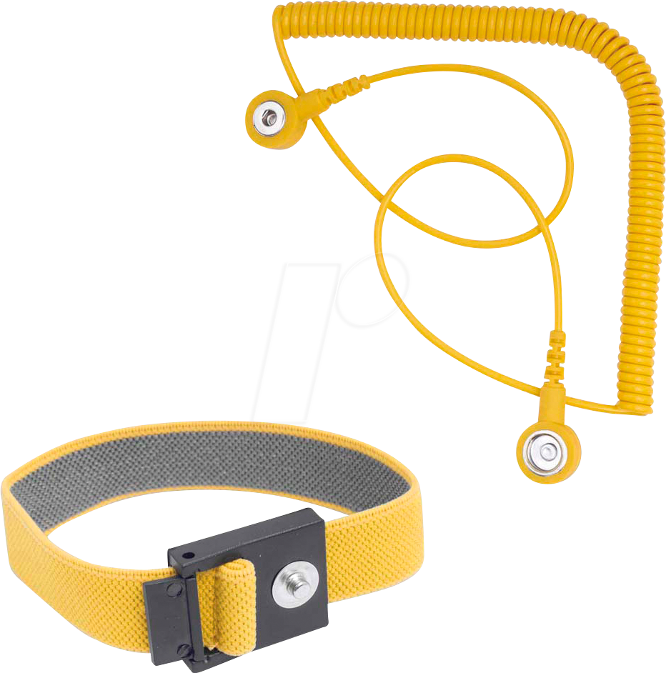 Thumbnail - BERN 9 341 - ESD Armband, Kunststoff, Erdungsarmband, mit Spiralkabel