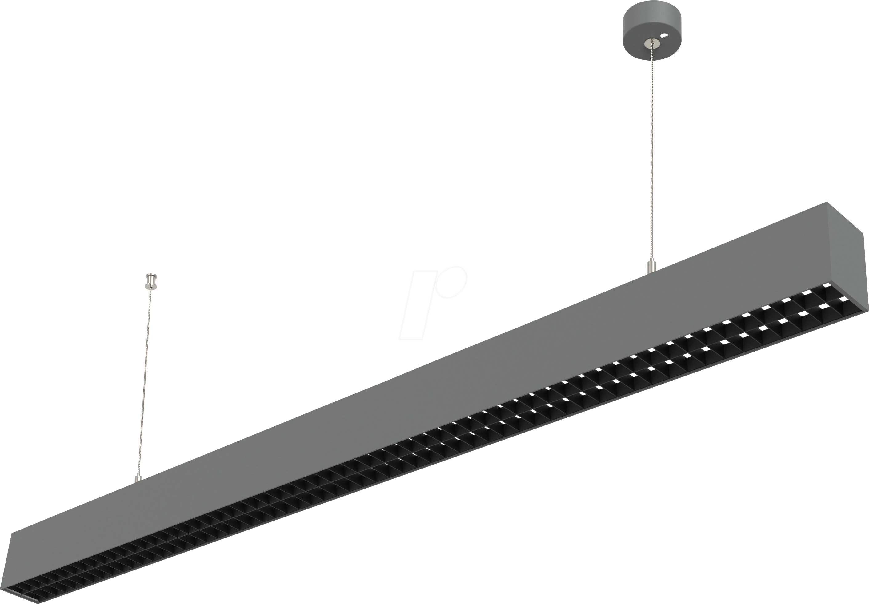 HEIT LL-510017 - Linear Pendelleuchte, 31 W, 4000 lm, 4000 K, silbergrau