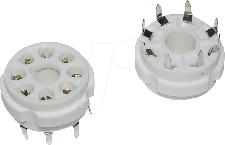 TUBE S 8 PRKF - Röhrenfassung, Octal K8A 8-Pin, Kelchfeder