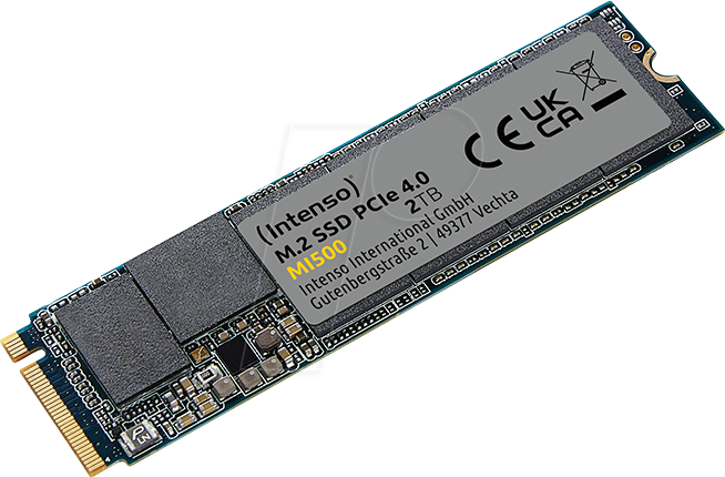 INTENSO 3836470 - Intenso 2TB M.2 SSD PCIe 4.0 MI500