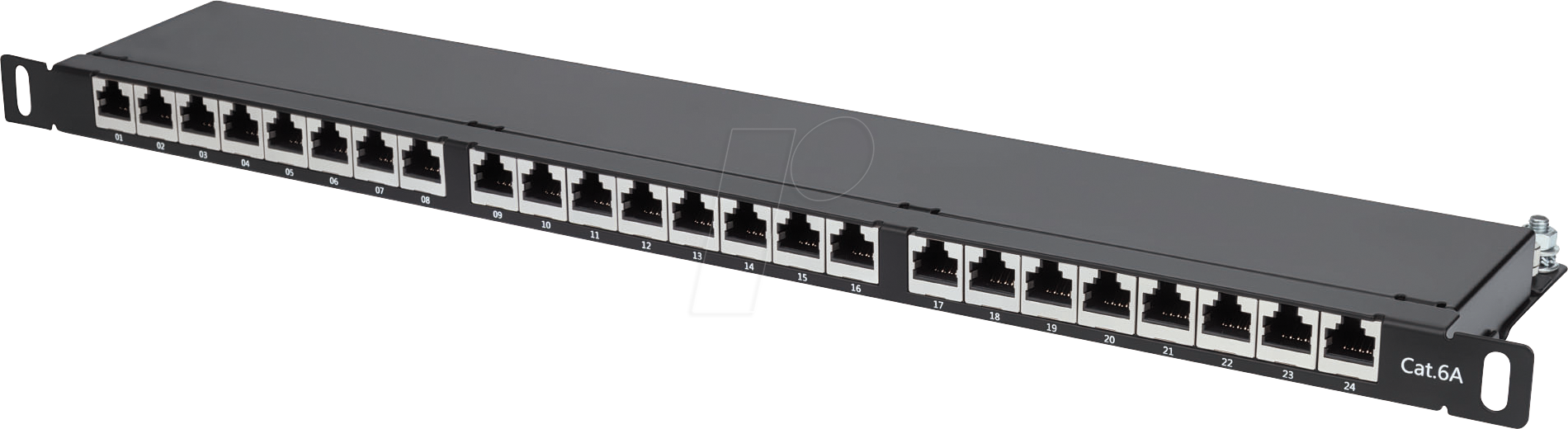 INT 720922 - Patchpanel, 19'', 24-Port, Cat.6a, 0,5 HE