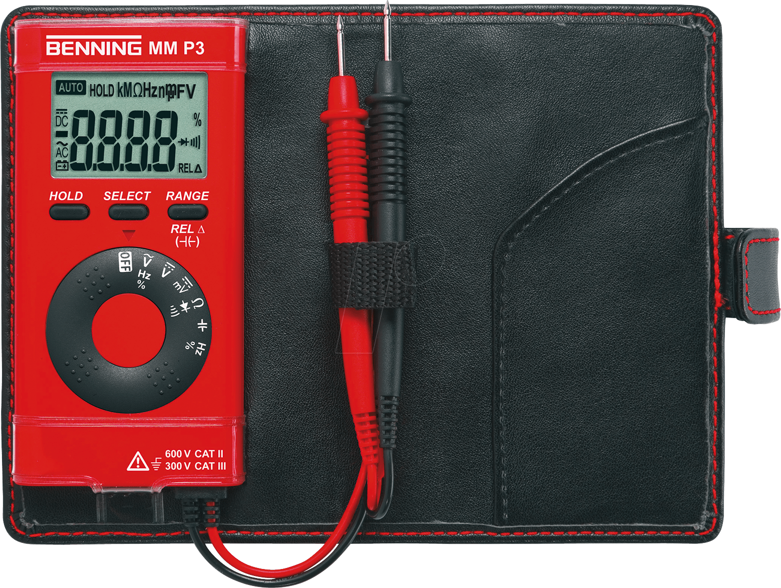 Thumbnail - BENNING MM P3 - Multimeter MM P3, digital, im Etui