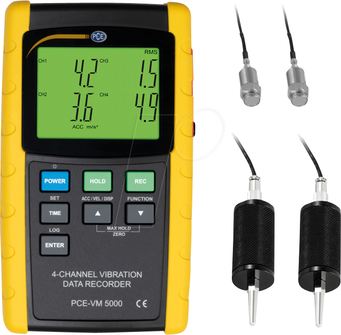 PCE VM 5000-KIT - Schwingungsmessgerät PCE-VM 5000-KIT