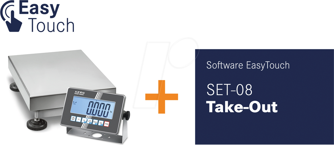 SXC 30K-3-FOOD - Kantinenwaage, digital, bis 15 / 30 kg, mit Software