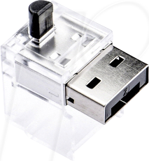 SK NC03P1BK - Kabel Schloss, RJ45, 12 Stück, schwarz