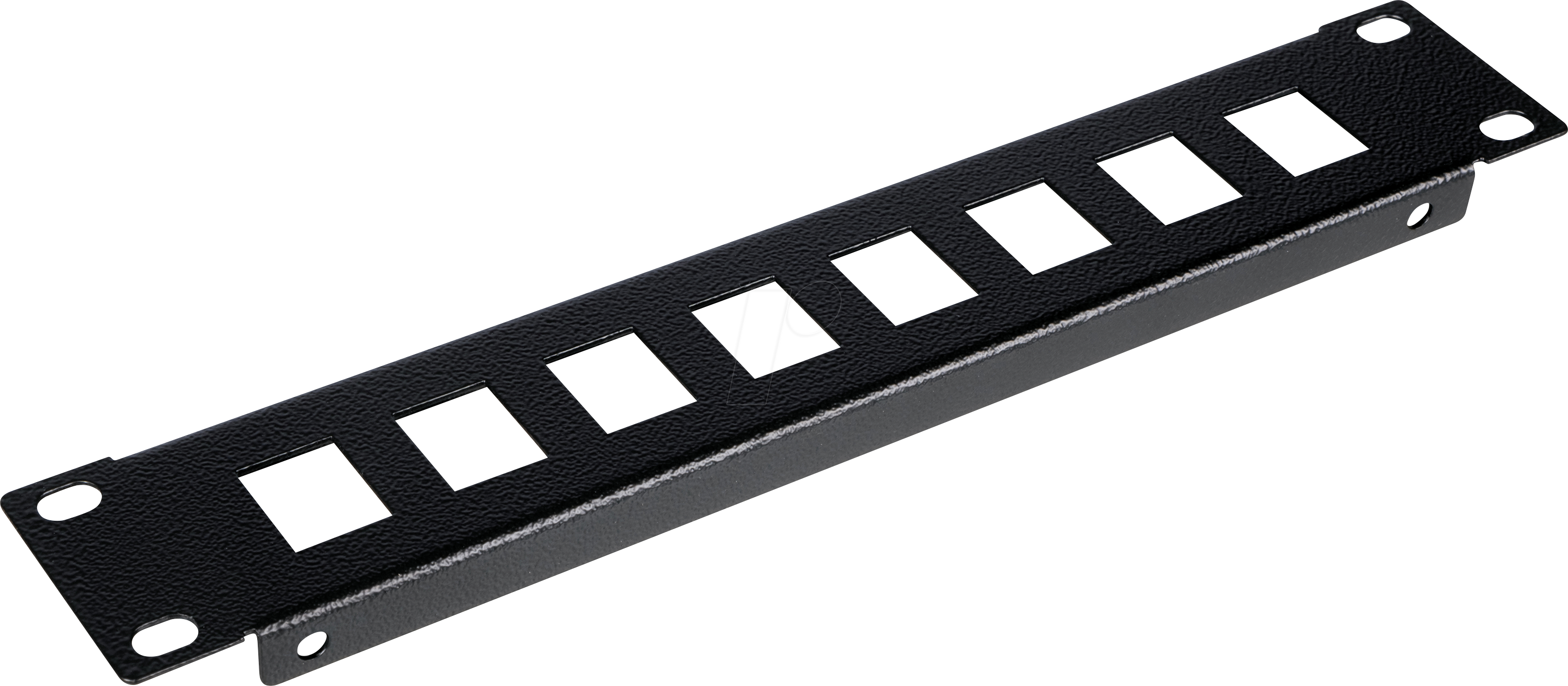 EQUIP EZKP-10-B - 10'' Keystone Patchpanel, 8-Port, 1 HE, schwarz