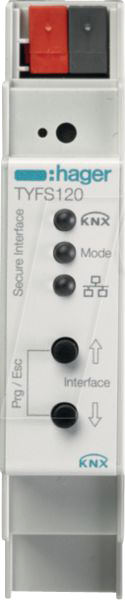 HAGER TYFS120 - KNX/IP Schnittstelle Secure, REG 1 TE