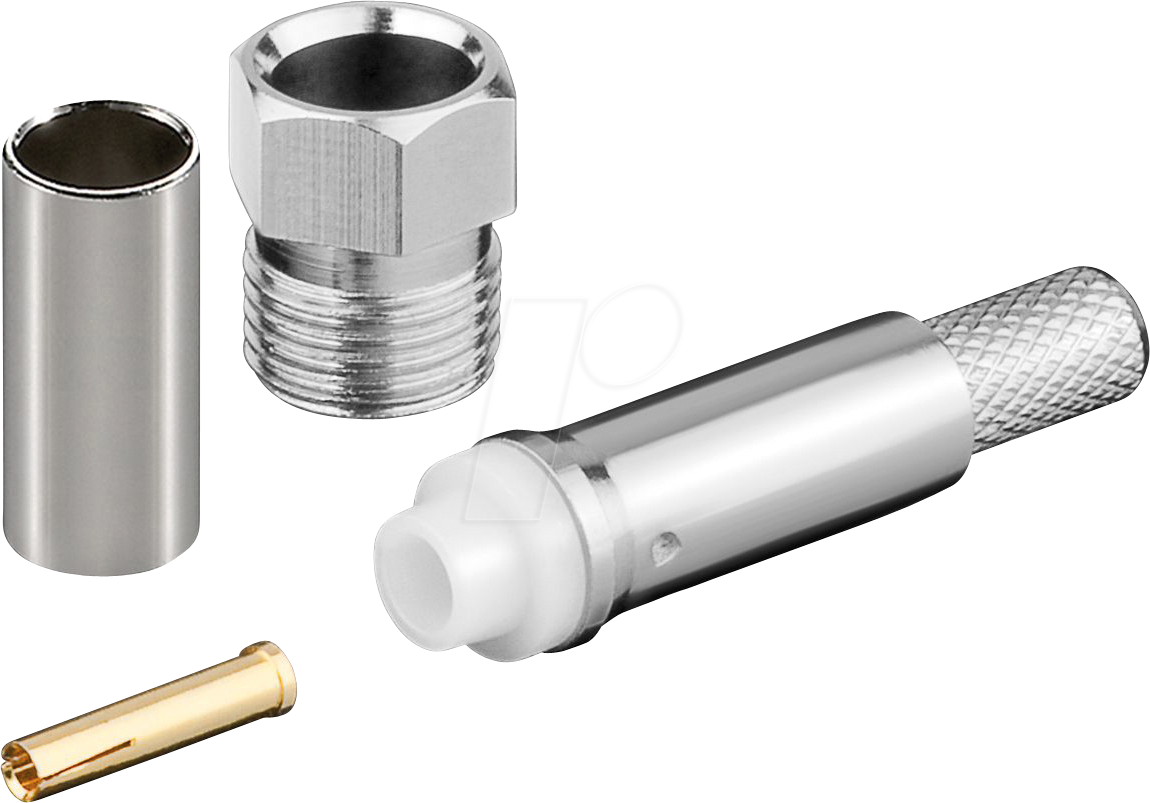 GOOBAY 11792 - FME-Kupplung, Crimpausführung, RG 58/U