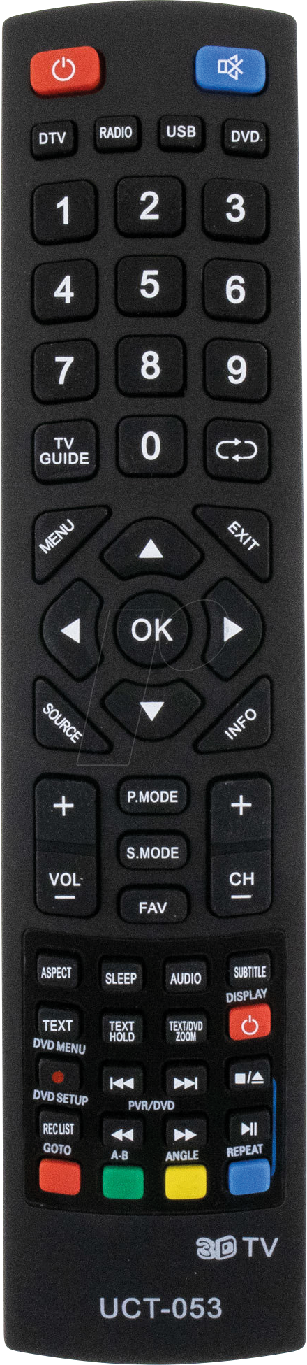 MAHA 80998 - Ersatzfernbedienung für Blaupunkt UCT-053