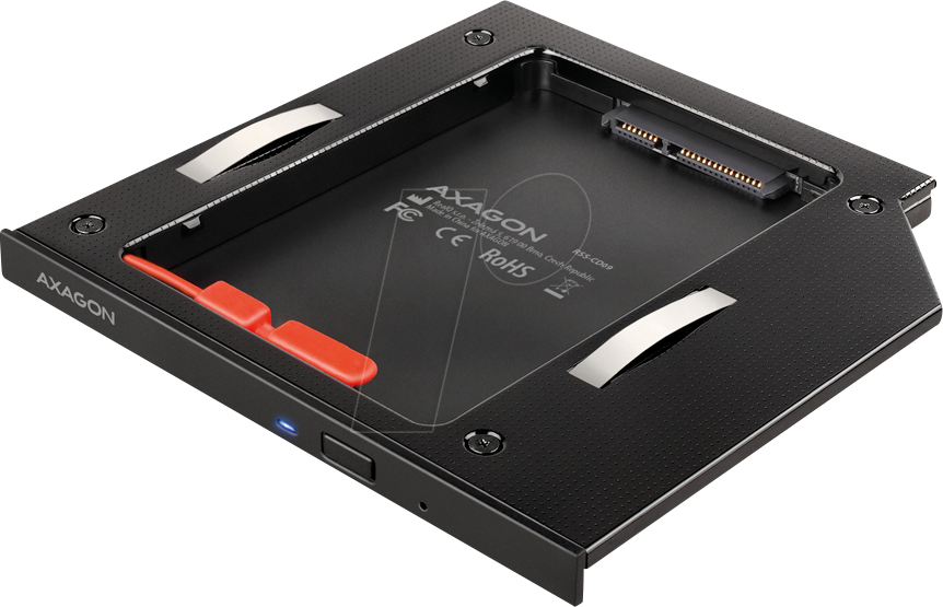 AXG RSS-CD09 - SATA Festplatteneinschub für 9,5 mm hohe Laufwerke