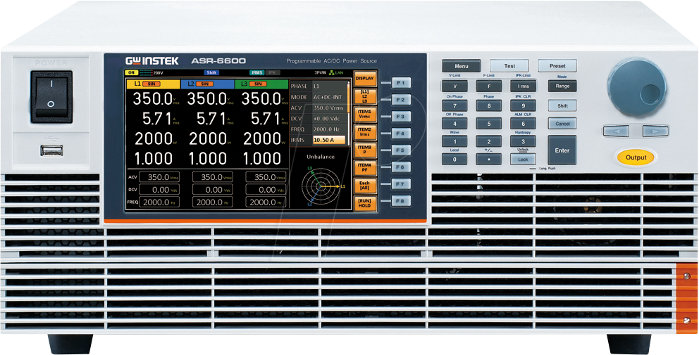 Thumbnail - ASR-6600 - Labornetzgerät, 6000 VA, programmierbar, AC/DC