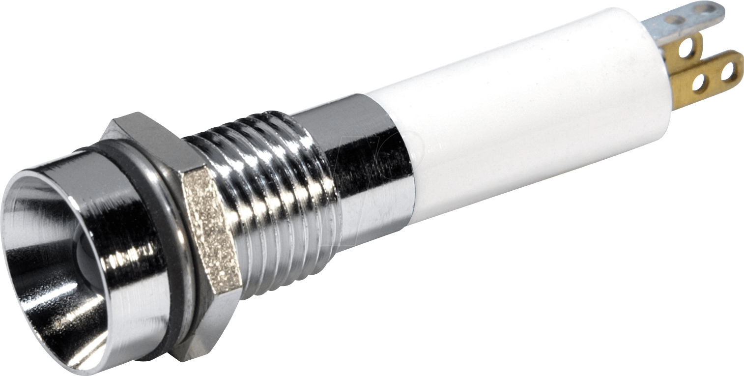 Thumbnail - 19TR0I12 - LED-Signalleuchte, rot/grün/gelb, 12 VDC, Ø8 mm, 10/20/30 mcd